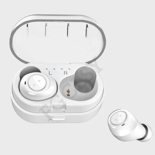 FGCLSY Новые беспроводные Bluetooth наушники мини в ухо Музыкальная гарнитура стерео спортивные наушники с микрофоном зарядная коробка для iPhone - Цвет: Белый