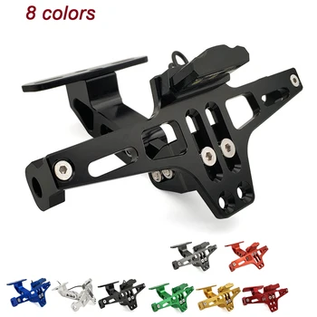 

Universal Motorcycle Adjustable Angle License Plate Holder Bracket CNC Aluminum For Suzuki GSXR600 GSXR750 RM85 RM125 RM250