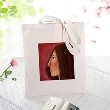 Красная серия Холщовая Сумка-тоут сумка для покупок на заказ Печать текстовый логотип DIY ежедневное использование экологическая многоразовая утилизация