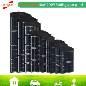 

sunpower 20W-300Woutdoor portable Folding solar panel bag blanket Camping/Boat/RV/Travel/Home/Car Solar panel kits