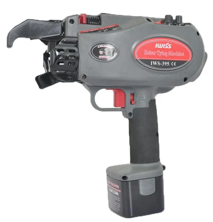 

395 Portable Rebar Tying Machine Tying from 8-45mm(dia) With 2NI-MH Battery