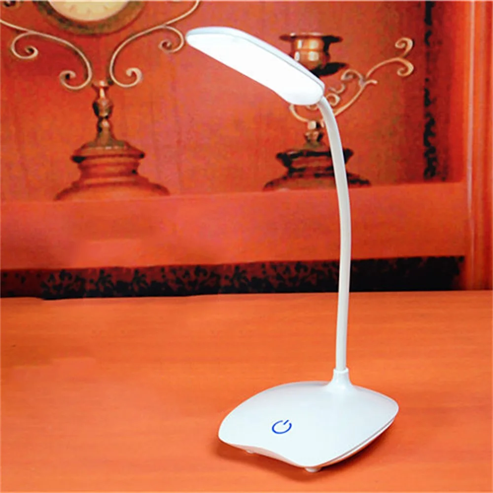 Dozzlor 35*10*13 см настольная лампа 1,5 Вт USB Настольная лампа с зарядкой 3 режима регулируемый светодиодный настольный светильник 4 цвета
