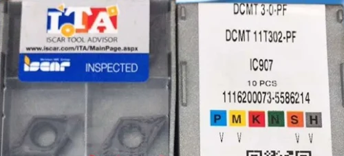 ISCAR 10 шт. карбидные вставки DCMT11T302-PF IC907