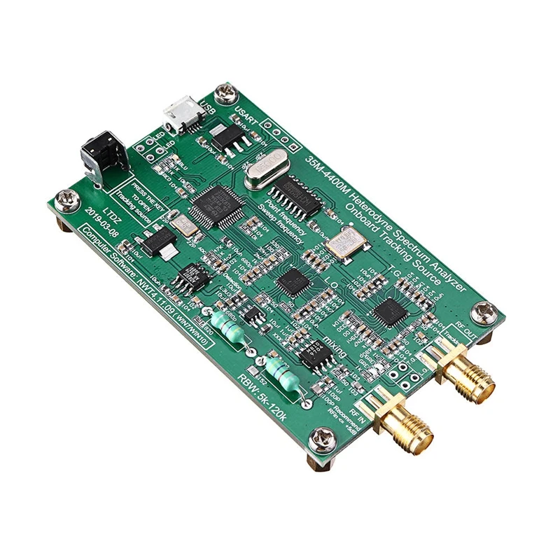 Анализатор спектра USB LTDZ 35-4400 м источник спектра сигнала с отслеживанием источника модуль радиочастотного анализа домена