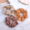 3.9 pouces femmes soie Scrunchie élastique à la main multicolore bandeau élastique pour queue de cheval bandeau cheveux accessoires ► Photo 3/6