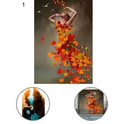 Image artistique rectangulaire moderne abstraite pour femmes, décoration murale pour salon 