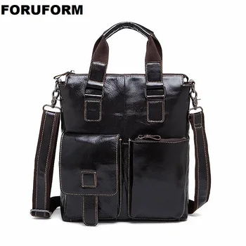 

Men's Bag Genuine Leather Messenger Bag Men Leather Men's Shoulder/Crossbody Bags for Men Laptop Bags Briefcases Totes