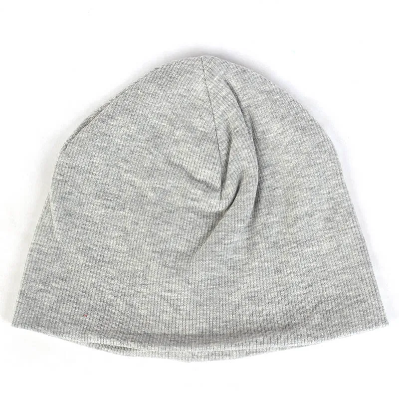 Light Gray Детские Полосатые шляпы, зимние теплые шапки в рубчик, шапочки для малышей, Модные осенние шапки, шапки для мальчиков и девочек, детская повседневная шапочка - Цвет: Light Gray
