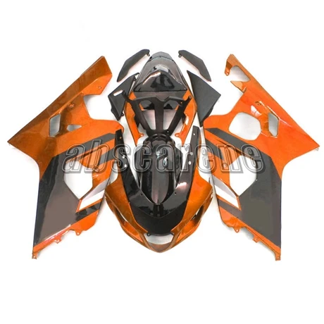 Полный комплект обтекателей для Suzuki GSXR600 GSXR750 K4 2004 2005 G-SXR750 04 05 ABS пластик кузова мотоцикла Оранжевый матовый черный чехол