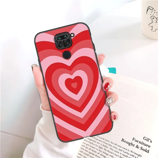 Redmi Note 9 Case For Xiaomi Redmi Note 10 Pro Case Love Heart Funda Redmi 9 9T 9A 9C Note 11 8 9 Pro Poco X3 Pro Mi 11T Cover X277