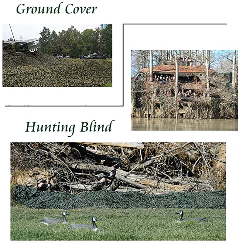 Camo Netting 2*3 4 5 3*3 4 6 7 9 10 13 16 ft Sun Shade Decoration Camouflage Net Sunshade Camping Shooting Hunting Net Mesh sunshade net camouflage netting