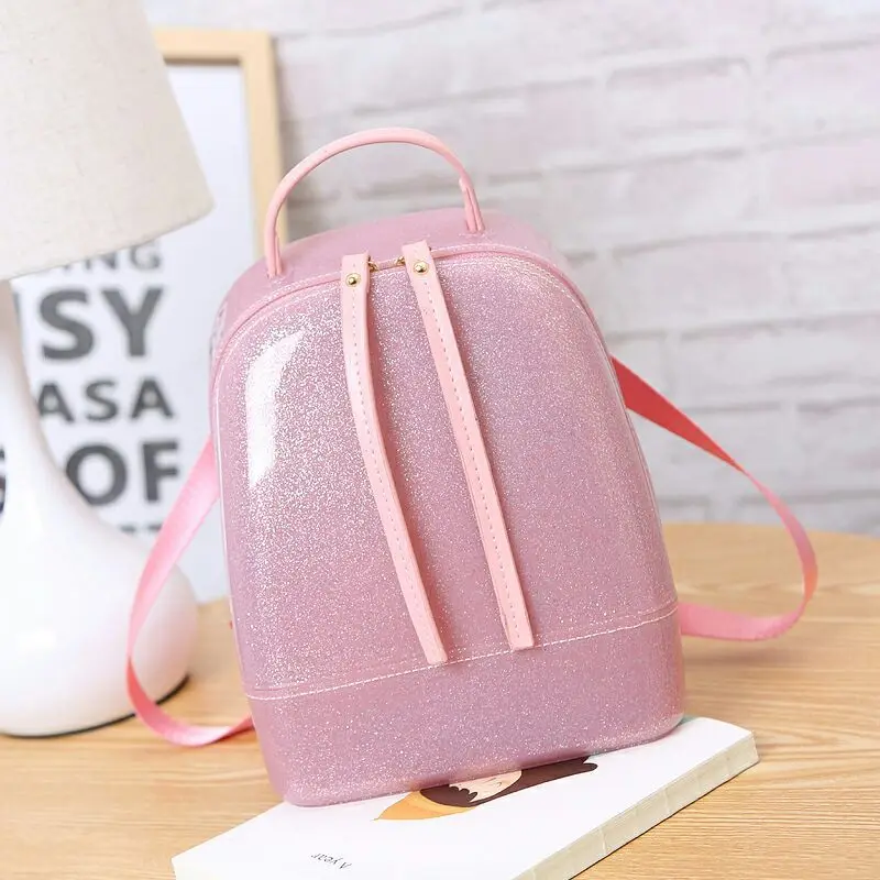 

Women Girls Transparent stitching Backpacks Casual School For Girls Teenage Shoulder Rucksack Small Backpacks Feminine Packbags