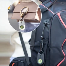 Sirène d'auto défense 125db, alarme, alerte SOS, LED, dispositif d'urgence avec mousqueton, pour femmes, enfants et personnes âgées, porte clés