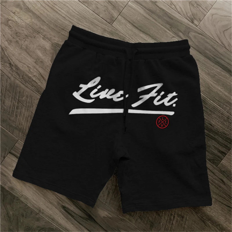 Шорты мужские спортивные пляжные хлопок тренировочные штаны для бодибилдинга