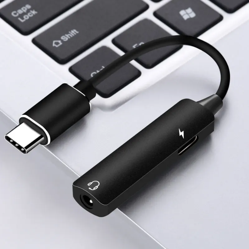USB C PD Headphone Jack Adapter Type C to 3 5mm Audio Adapter for Aux Stereo Earphones Headset USB Audio Interface