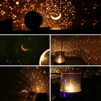 

LED Night Light Projector Starry Sky Star Master Projection Lamp Children Kids Baby Sleep Romantic Led Projection Lamp Light