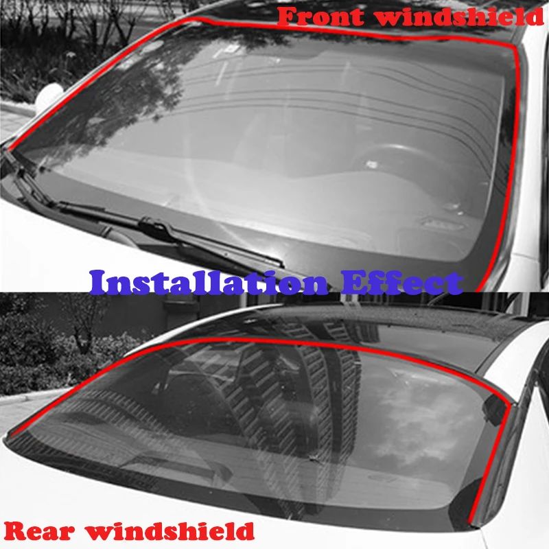 Kaufe Auto Fenster Rand Windschutzscheibe Gummi Dichtung Dach Dicht  Streifen Für Volkswagen VW CC T-ROC Golf 4 5 6 7 Passat b5 B6 B7 Tiguan EOS  R
