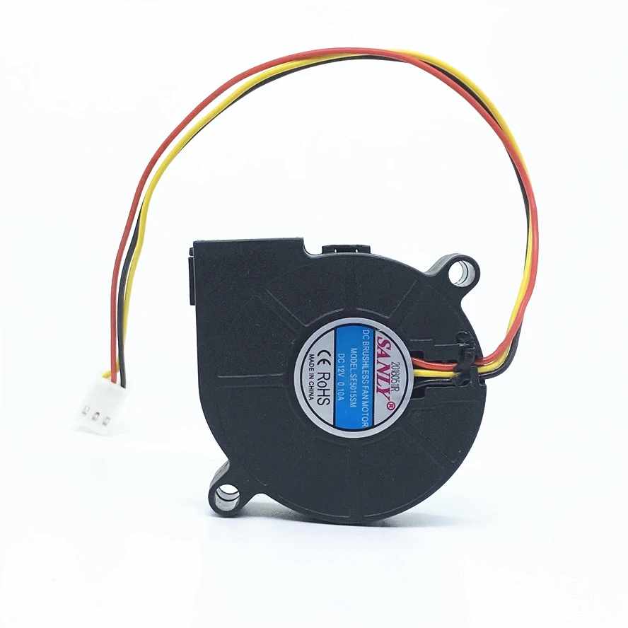 Sanly-ventilador Industrial para Umidificador Ventilador de Refrigeração 3pin Sf5015sm 12v 0.1a 5cm 5015 50x50x15 mm Original