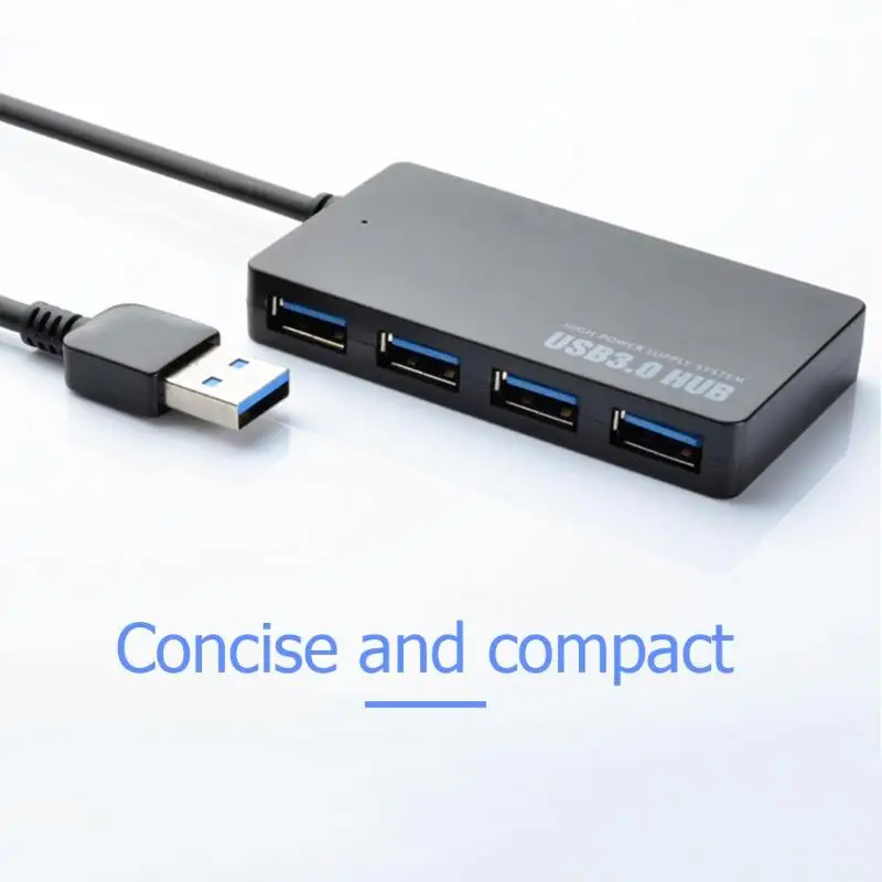 CY304 4-Порты USB 3,0 5 Гбит/с многоигольная компьютерная usb 3,0 концентратор 4 Порты и разъёмы сплиттер адаптер Мощность Интерфейс для коврик для мыши и клавиатуры для ноутбука