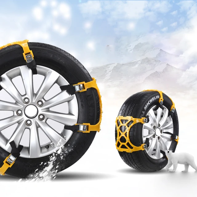 1/2/4PCS Auto Schnee Kette Off Road Schnee Auto Kette Reifen Winter Schnee  Schlamm Straße Fahrbahn sicherheit Anti-skid Auto Schnee Kette Reifen Kette  - AliExpress