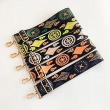 

Fashionable Colorful Nylon Bag Strap Simplicity Adjustable Wide Shoulder Strap All-matched Replacement Printed Bag Accessories
