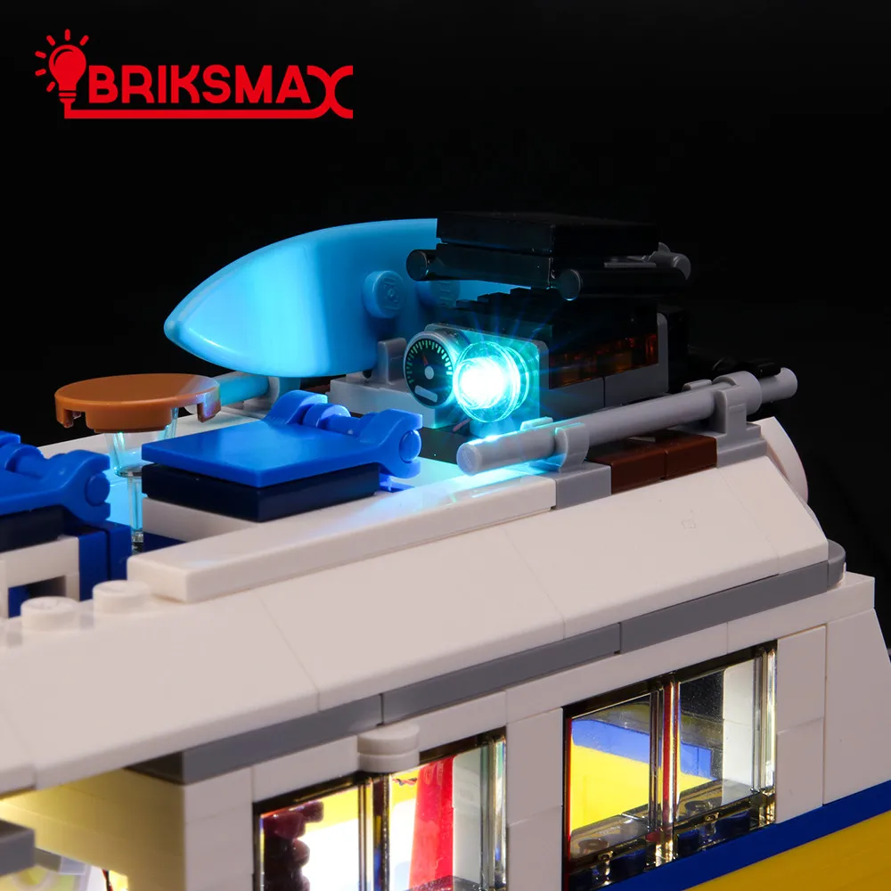 BriksMax комплект света для Creator Sunshine Surfer Van строительные блоки комплект освещения совместим с 31079(не включает модель