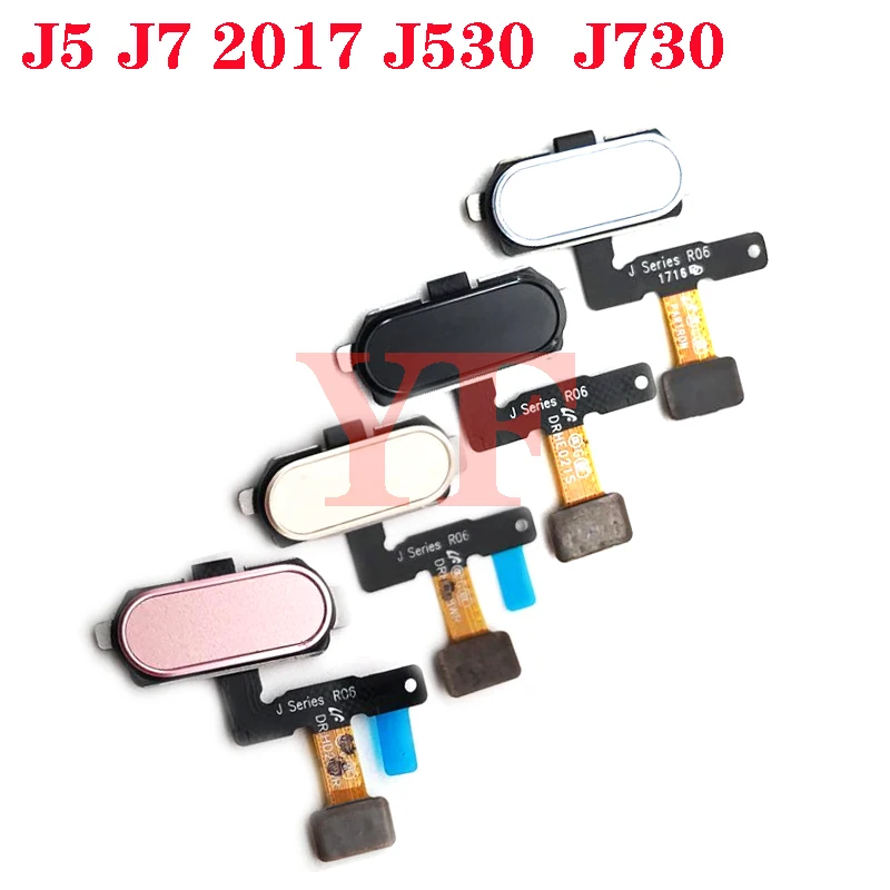 Для Samsung Galaxy J5 J7 Pro 2017 J530 J730 J6 Plus 2018 J600 Главная Кнопка Датчик отпечатков пальцев
