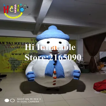 

2 m high best selling cute advertising inflatable Snowman cartoon