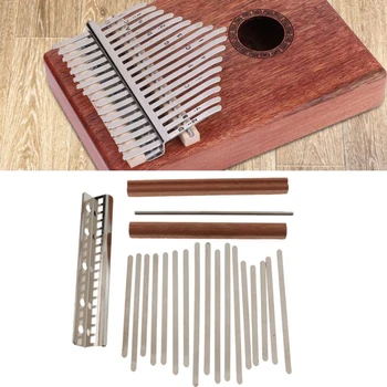 

17 Keys Kalimba kits For Handwork Making 1 Piece Pressure Beam 1 Piece Small Iron Thumb Piano