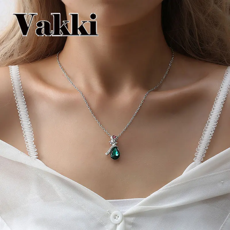 Модное платье с цветочным принтом в форме капли воды кулон ожерелье Красочный