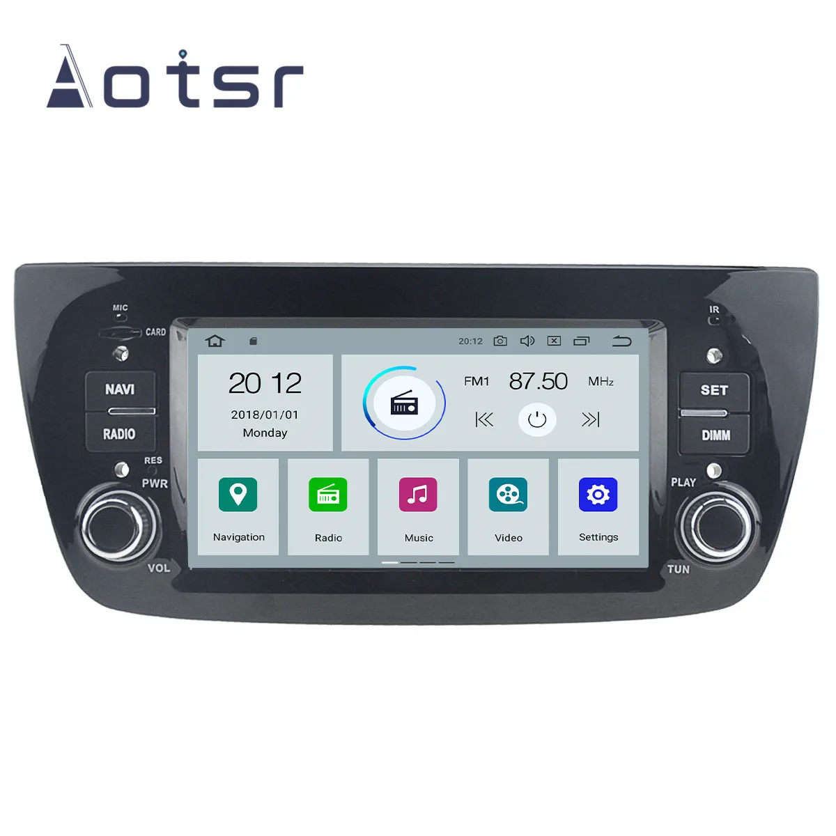 Android 9 1 IPS GPS навигатор Автомобильный радиоплеер для FIAT DOBLO 2010 2015 Opel Combo Tour 2011 +