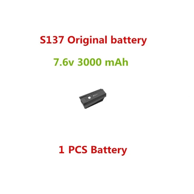 S137 Drone Battery 7.6v 3000mAh / Propeller Maple Leaf / S-137 Drone Spare Parts Original Accessories Flying 30 Mins