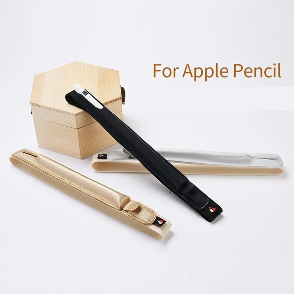 2 шт. чехол-карандаш из искусственной кожи, чехол для Apple tablet, чехол-ручка с эластичным ремешком, защитный чехол для карандаша