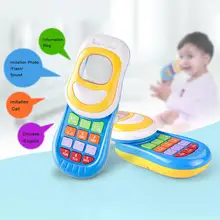Забавная вспышка голосовой электронный слайдер телефон обучающая детская игрушка для малышей Новинка
