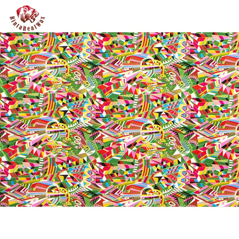 Африканская Анкара хлопок высококачественная ткань воск дизайн голландский Африканский вощеная ткань Bintareal Горячая дизайн для вечерние SP475