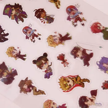 

Creative transparent PVC stickers JoJo's Bizarre Adventure photo album decorative stickers child DIY toy