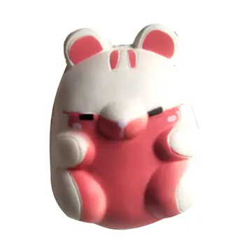 

Mini Cartoon Hamster PU Doll Slow Rebound Decompression Toy Foam Relaxed Toy Decoration Soft Toy Cake Sample Model