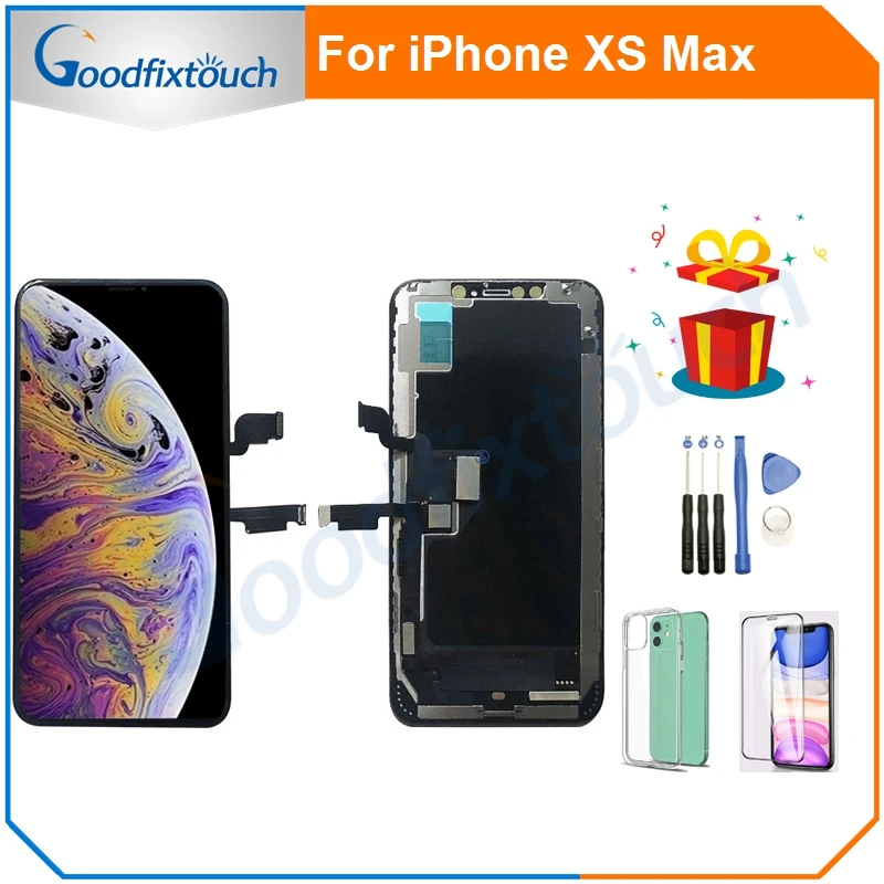 

GradeAAA For iPhone XS Max XSMax LCD Display Touch Screen Digitizer Assembly Incell LCD Replacement Parts OEM Backlight