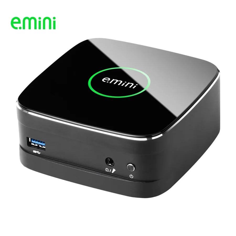 Black E. Мини Intel NUC Мини ПК Pentium 4405U HD graphics 510 с 4K HDMI маленький компьютер RJ45 DDR4 SSD M.2 слот Поддержка Wi-Fi для HTPC - Цвет: Black