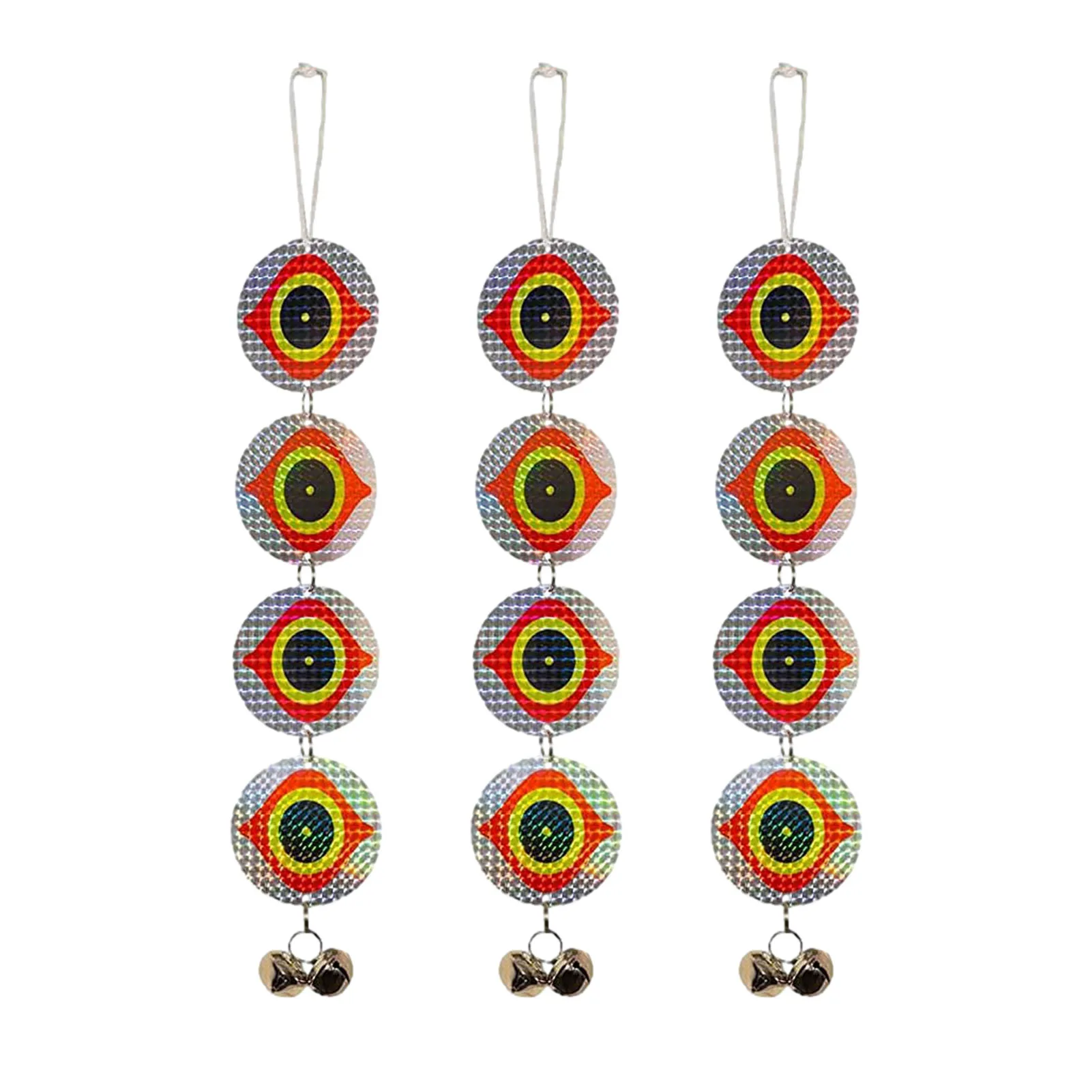 Scare Bird Repellented Disc Eye Pattern Bird Scare Hanging Predator