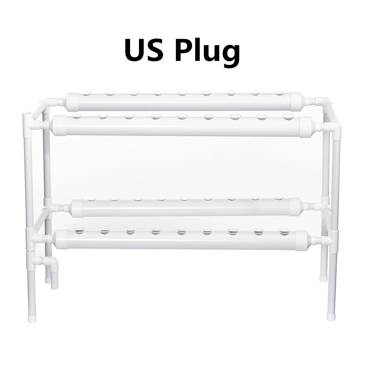 US Plug 220 В гидропоника оборудование для выращивания растений водная культура системы овощей трубопроводов стеллаж для внутреннего сада Детский горшок - Цвет: US Plug