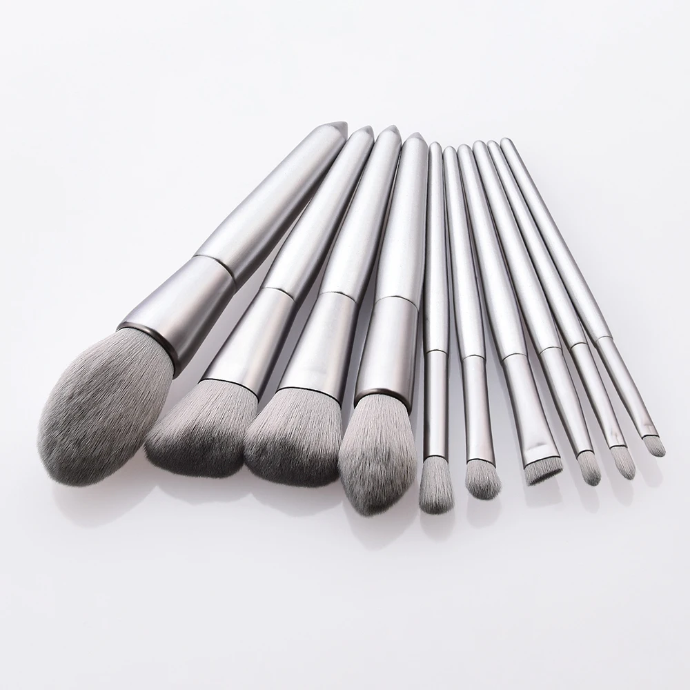 FLD 10/8pcs Makeup Brushes Set Wooden Foundation Eyebrow Eyeshadow Brush Cosmetic Brush Tools High quality makeup brush kit