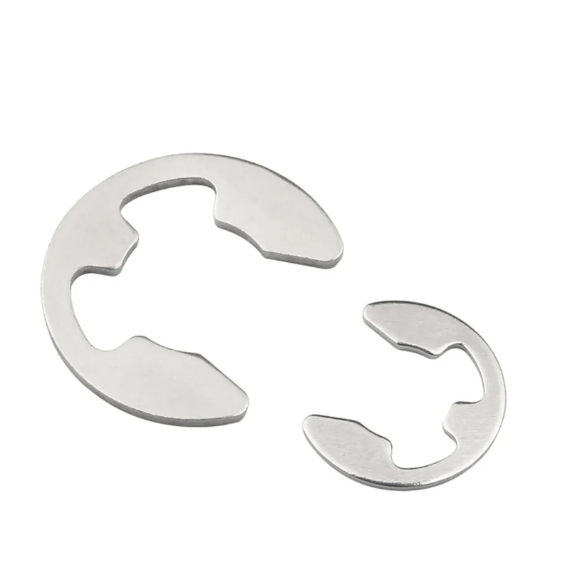 304 Stainless Steel E Clip washer Assortment Kit Circlip retaining ring for shaft fastener M1.2~M10 20PCS,stainless steel washers,retaining clip,retaining clip set,retaining ring,retaining ring set,retaining ring washer