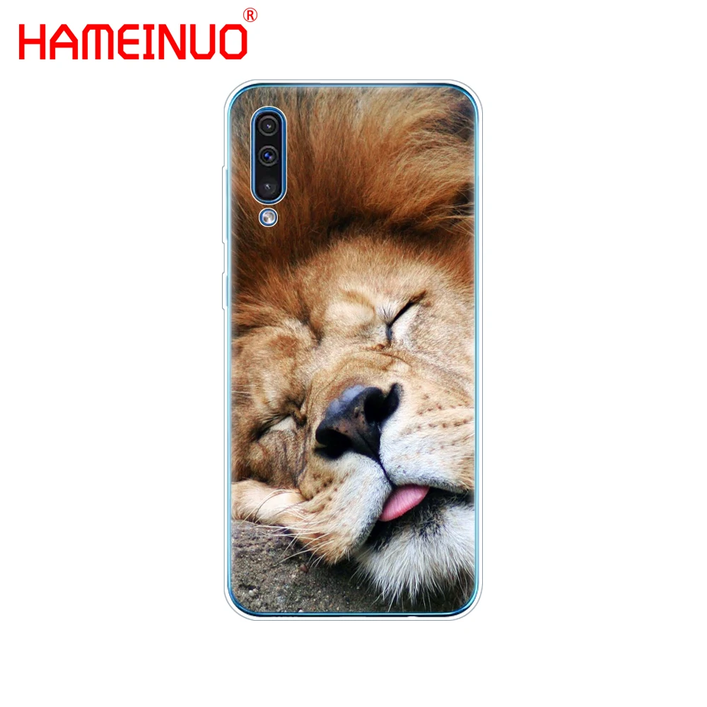 Силиконовый чехол для телефона samsung Galaxy S10 E PLUS A10 A20 A30 A40 A50 A70 A10E A20E M20 Lion tiger Fashion Lovely Animal