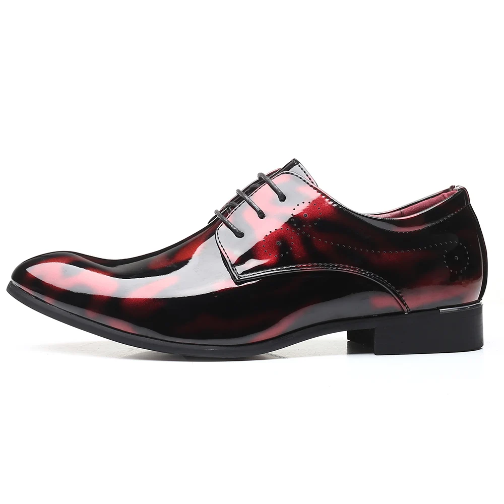 

2020 Spring and autumn British fashion business leather casual shoes Men's formal casual shoes men dress shoe men vulcanize shoe