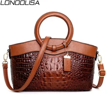Высококачественная кожаная женская сумка-тоут, классические роскошные сумки аллигатора, женские сумки, дизайнерские Элегантные сумки через плечо для женщин