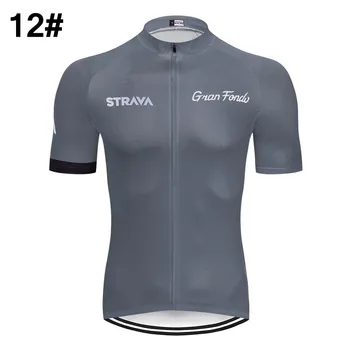 

2020 STRAVA Men's Cycling Jerseys Short Sleeve Bike Shirts MTB Bicycle Jeresy Cycling Clothing Wear Ropa Maillot Ciclismo