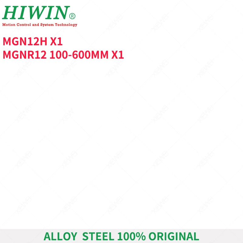 

Free Shipping HIWIN Alloy steel MGN12 Linear Guide 200 250 280 300 350 400 450 500 550 600 mm linear rail + MGN12H Block