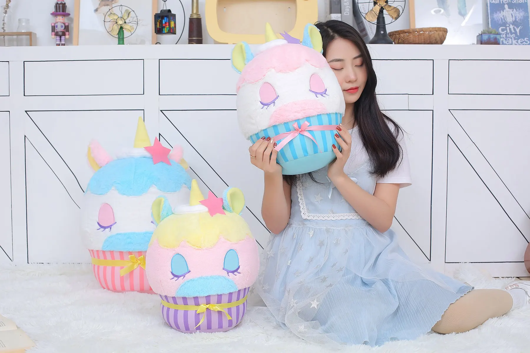 1 шт. 33-58 см мягкие Kawaii Единорог на день рождения плюшевые игрушки милый сон торт Unicornio милые мягкие зверушки в подарок для детской куклы
