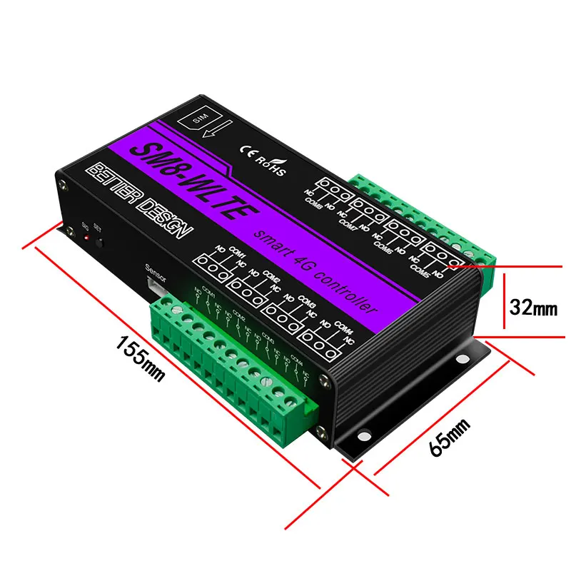 Módulo do interruptor de relé, GSM, vida